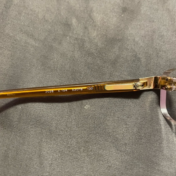 CHANEL Glasses Gold Logo with Case - Picture 7 of 10